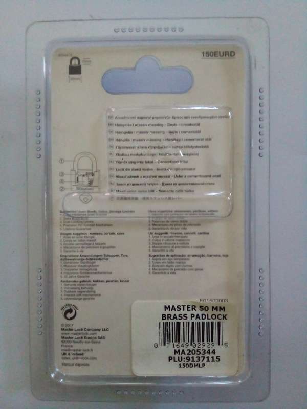 Exclusive Deal - Brand New Masterlock 50mm - 6 Padlocks