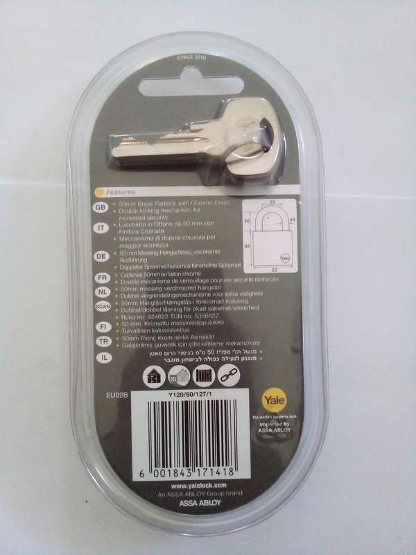 High Demand  Act Fast! Brand NEW Yale 50mm - 6 Padlocks - Bargain Bulk buy