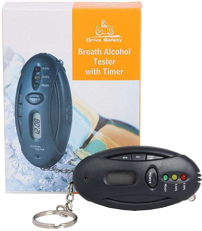 DRIVE SAFETY Breath Alcohol Tester with Timer