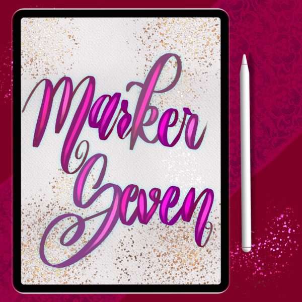 40 Brushes for Digital Calligraphy & Lettering