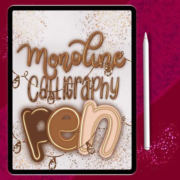 40 Brushes for Digital Calligraphy & Lettering