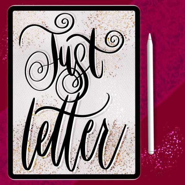 40 Brushes for Digital Calligraphy & Lettering