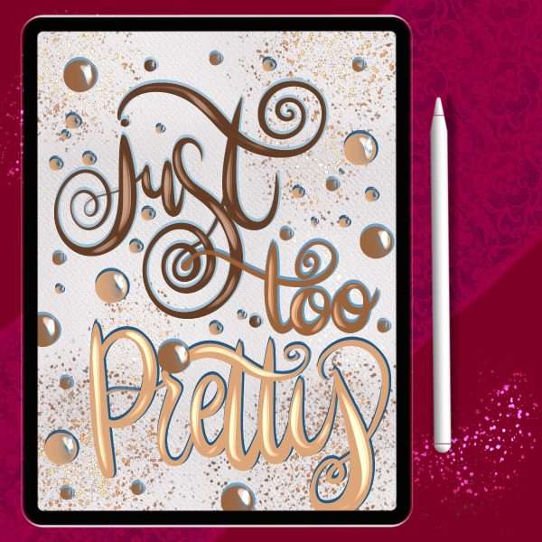 40 Brushes for Digital Calligraphy & Lettering
