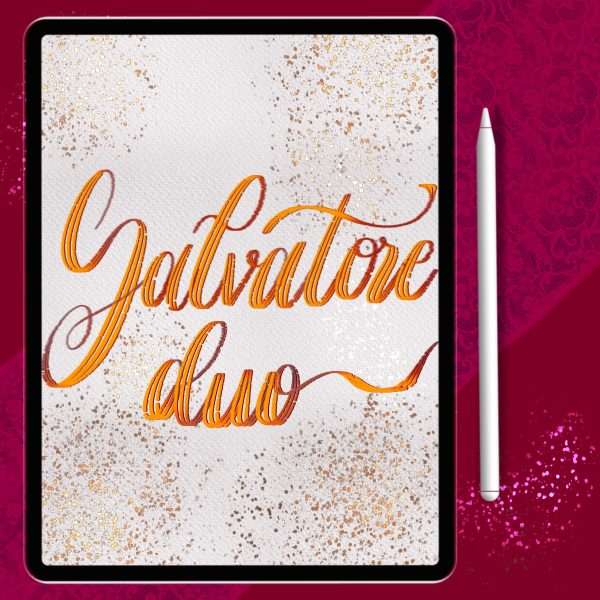40 Brushes for Digital Calligraphy & Lettering