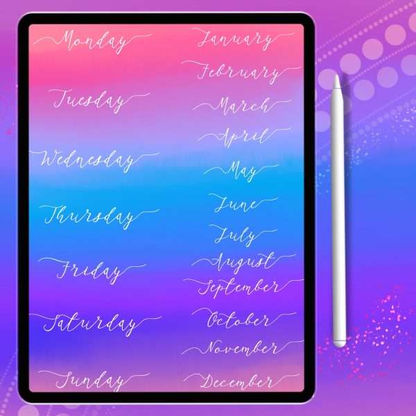 Lux Aesthetic Journal Elements | Digital Stickers