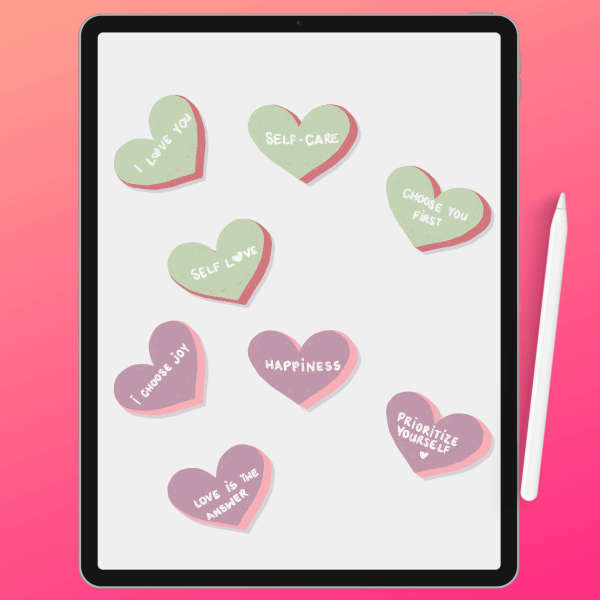Love Sweeties Digital Sticker Page