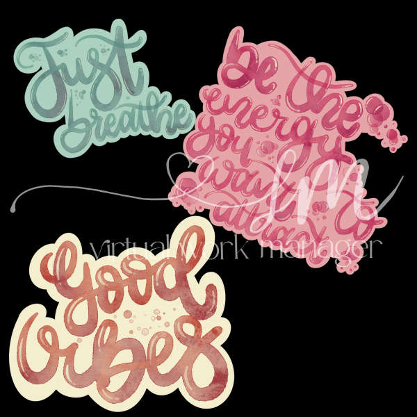 Inspired Watercolours Digital Stickers