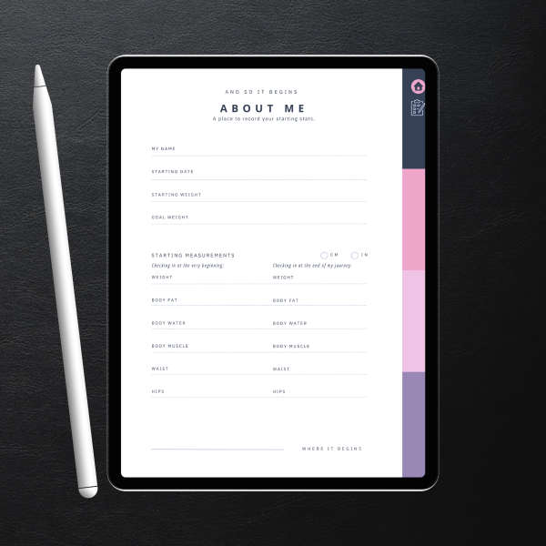 Digital Photo Progress Tracker | Rolling 96-Hour Fasting Photo & Weight Tracker
