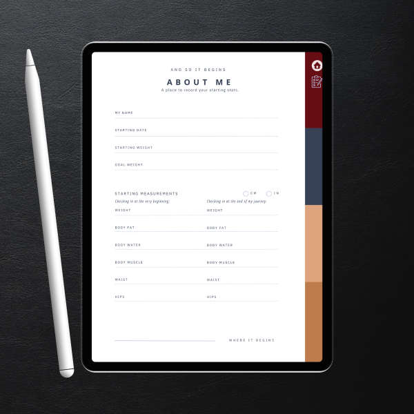 Digital Photo Progress Tracker | Rolling 96-Hour Fasting Photo & Weight Tracker