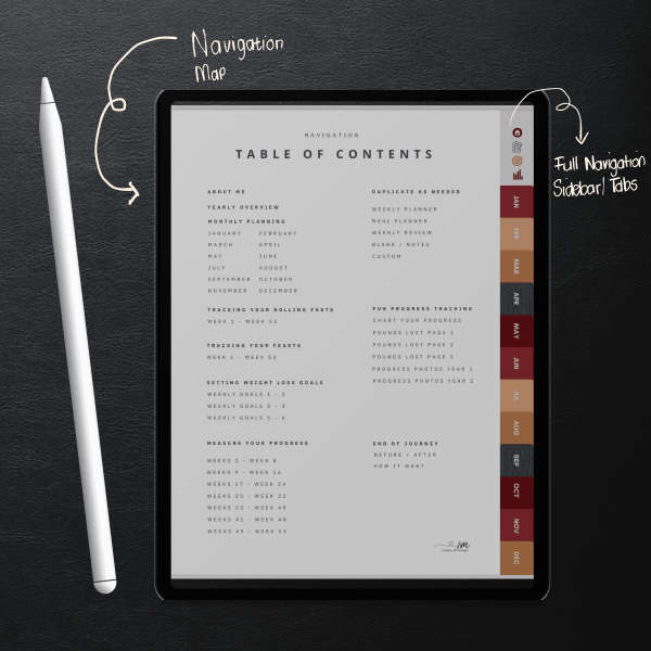 Weight Loss Tracker & Planner (Cotton Candy)