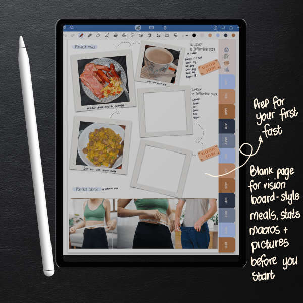 Weight Loss Tracker & Planner (Cotton Candy)