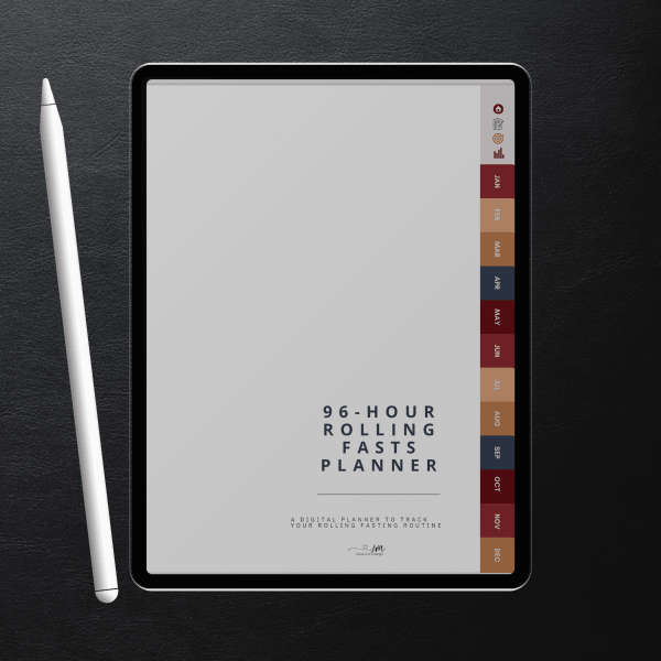 Weight Loss Tracker & Planner (Coffee Blues)