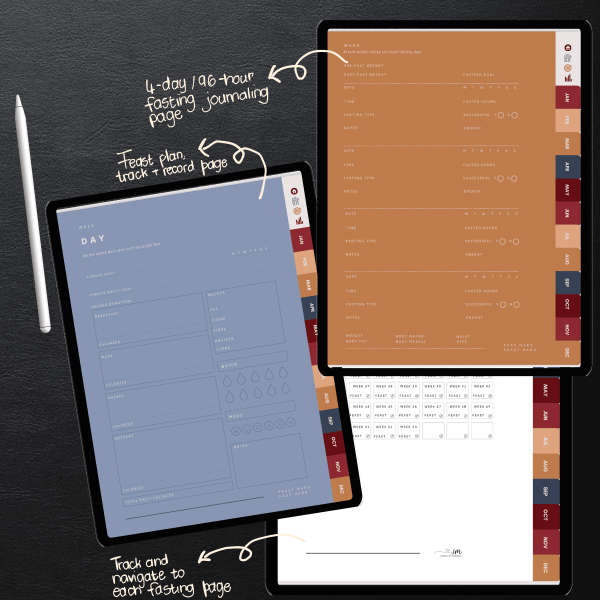 Weight Loss Tracker & Planner (Coffee Blues)