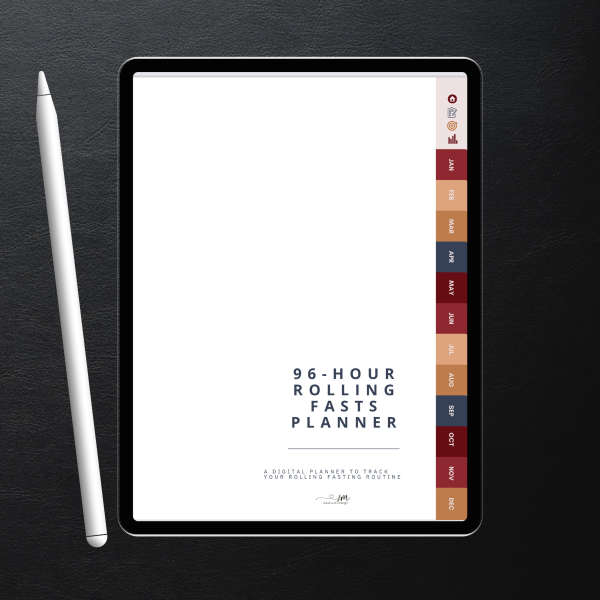 Weight Loss Tracker & Planner (Coffee Blues)