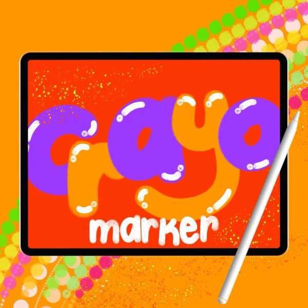 Calligraphy Markers Lettering | 14 Procreate Brushes