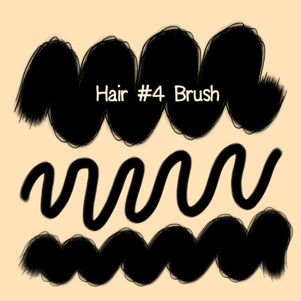 Hair #4 Brush for Procreate