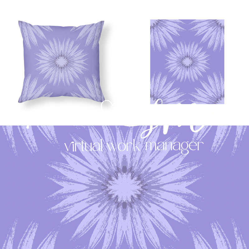Sunflowers in Lavender and Lime Design