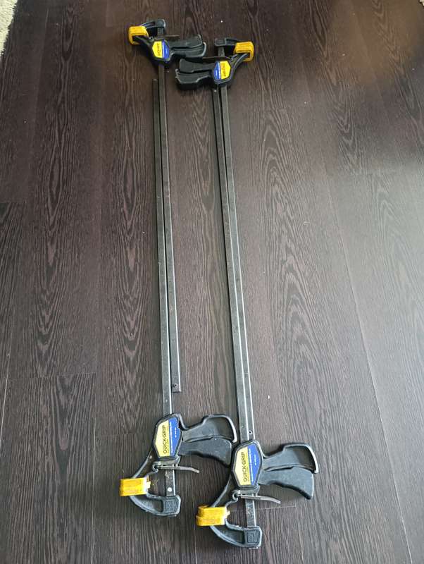 4X QUICK GRIP 36"/910mm BAR CLAMPS