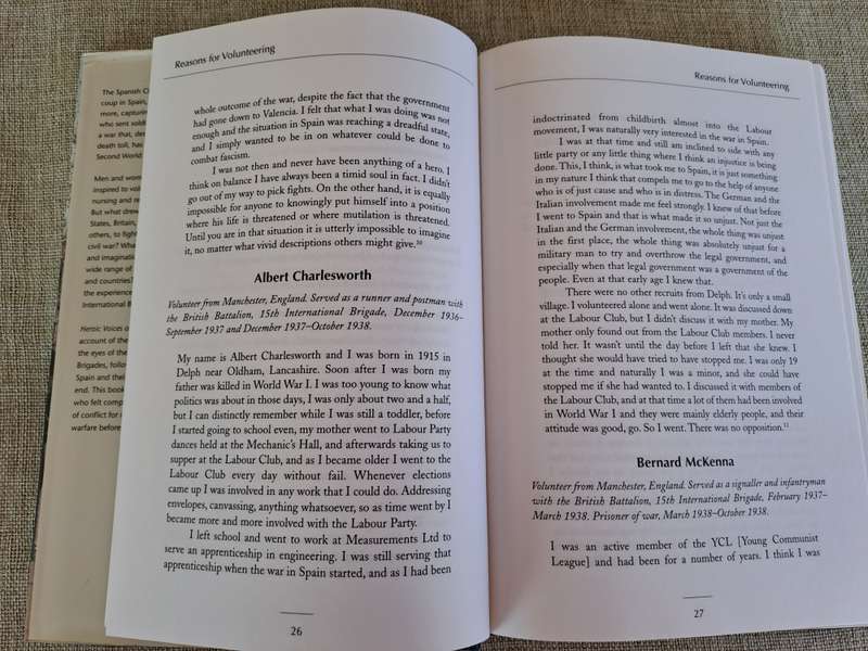 Heroic Voices of the Spanish Civil War - memories from the International Brigade - Peter Darman