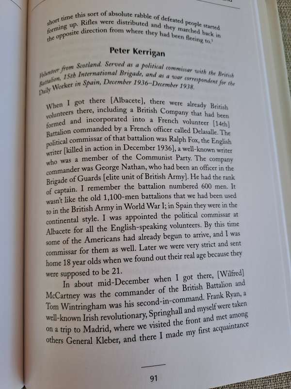 Heroic Voices of the Spanish Civil War - memories from the International Brigade - Peter Darman