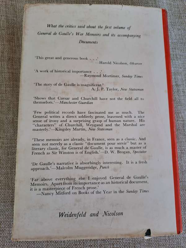 War Memoirs - Unity 1942-1944 - General De Gaulle