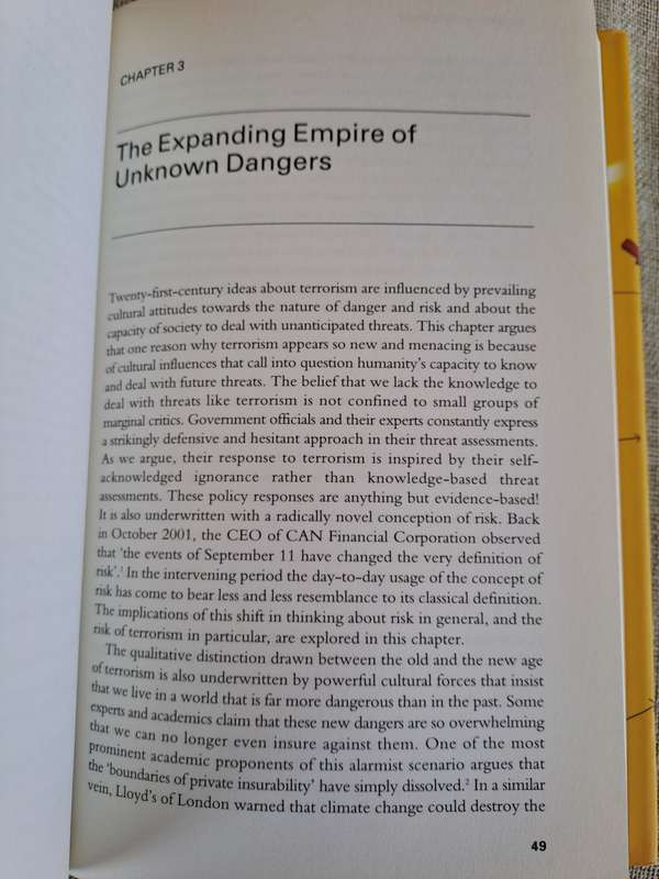 Invitation To Terror: The Expanding Empire of the Unknown - Frank Furedi