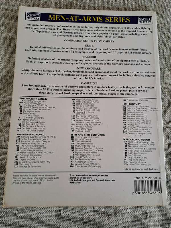 The Army of Gustavus Adolphus 2 Cavalry - Osprey Men-At-Arms Series #262