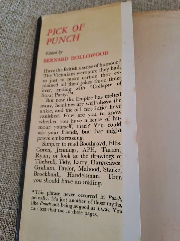 Pick of Punch 1967 - Edited by Bernard Hollowood