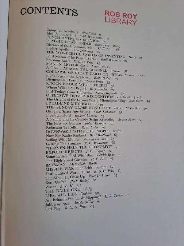 Pick of Punch 1967 - Edited by Bernard Hollowood