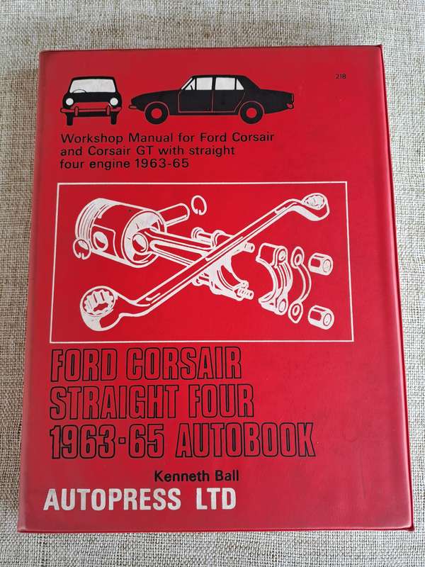 Ford Corsair Straight Four 1963 to 1965 Workshop Manual - Autopress