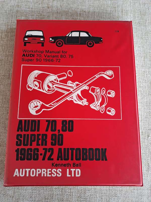 Audi 70, 80, Super 90, 1966 to 1972 Workshop Manual - Autobooks