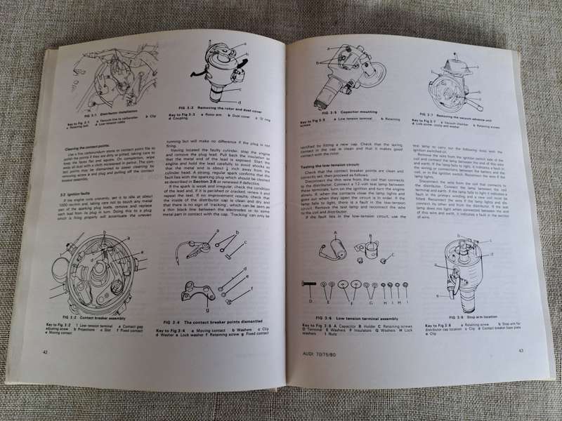 Audi 70, 80, Super 90, 1966 to 1972 Workshop Manual - Autobooks
