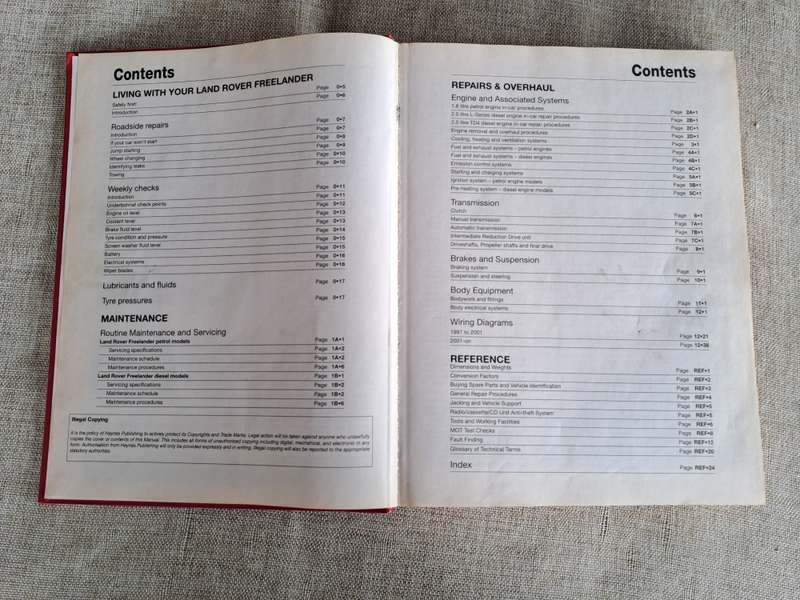 Land Rover Freelander 1997-Sep 2003 (R to 53 reg) Petrol & Diesel Service and Repair Manual - Haynes