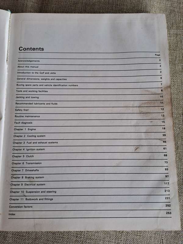 VW Golf & Jetta - 1974 to 1982 Owners Workshop Manual - Haynes