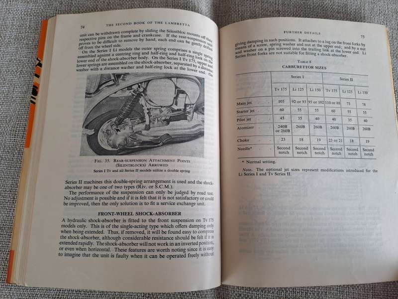 The Second Book of the Lambretta LI and TV Models - R.H. Warring