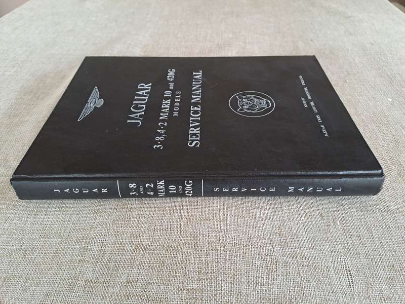 Jaguar 3.8, 4.2 Mark 10 and 420G Models Service Manual