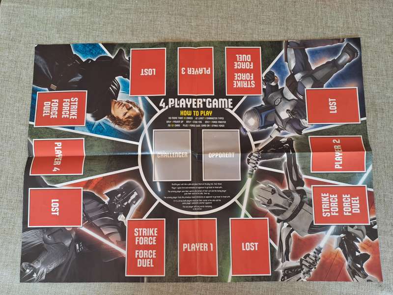 Star Wars Topps Force Attax Trading Card Game Binder and 31 Cards - 2012