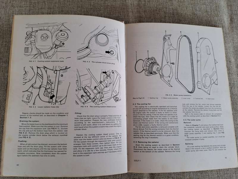 Golf N, L, 1100, 1974 to 1978 Owners Workshop Manual - Autobooks