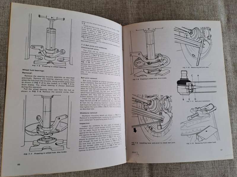 Golf N, L, 1100, 1974 to 1978 Owners Workshop Manual - Autobooks