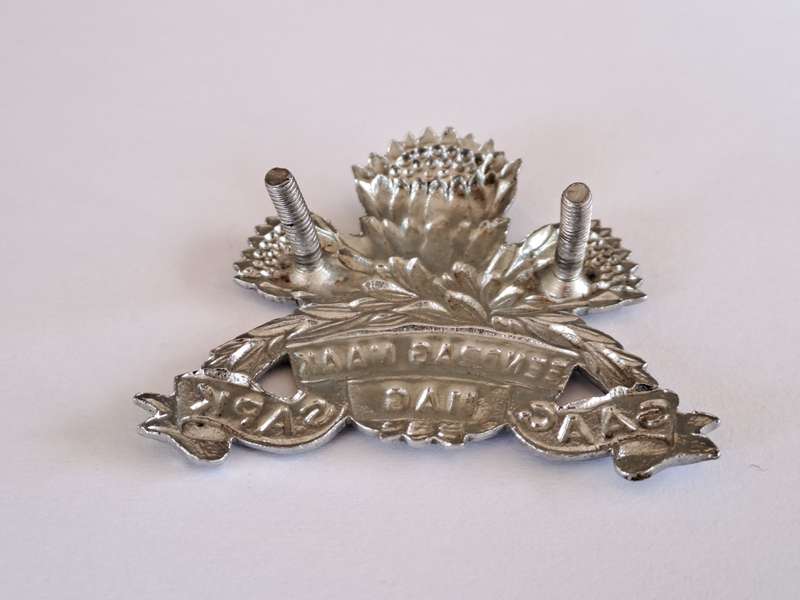 South African Armoured Corps (S.A.A.C) Cap Badge