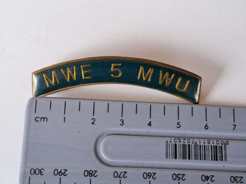 South African Defence Force SADF 5 Military Works Unit (5MWU)
