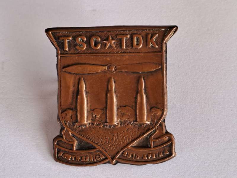 South African Technical Services Corps Cap Badge