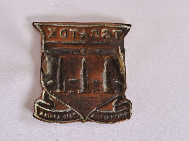 South African Technical Services Corps Cap Badge