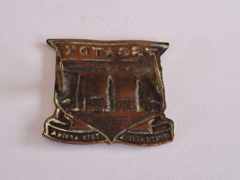 South African Technical Services Corps Cap Badge