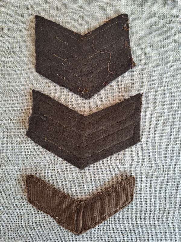 South African Defence Force SADF Rank Stripes x 3