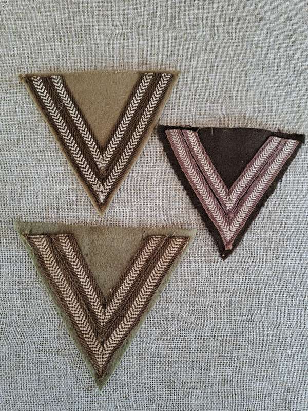 South African Defence Force SADF Corporal Rank Stripes - x3