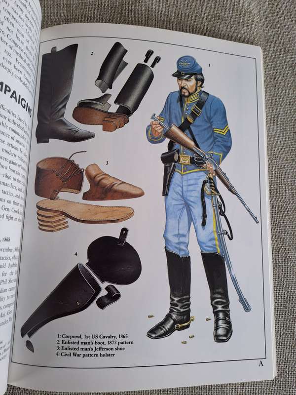 US Cavalryman 1865-1890 - Osprey Warrior Series #4
