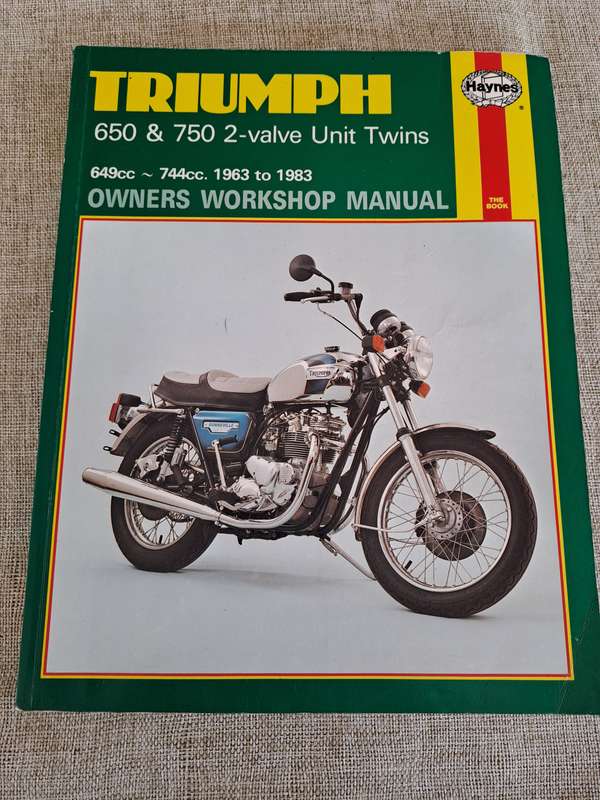 Triumph 650 & 750 2-valve Unit Twins, 649  744cc Owners Workshop Manual