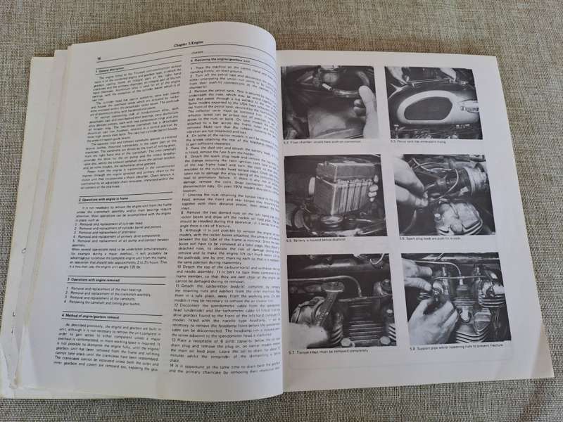 Triumph 650 & 750 2-valve Unit Twins, 649  744cc Owners Workshop Manual