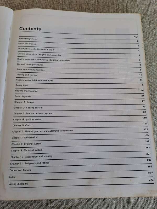 Renault 9 & 11 - 1982 to 1984 Owners Workshop Manual - Haynes